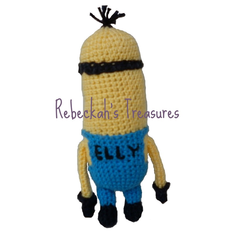 Crochet Minion by Rebeckah's Treasures