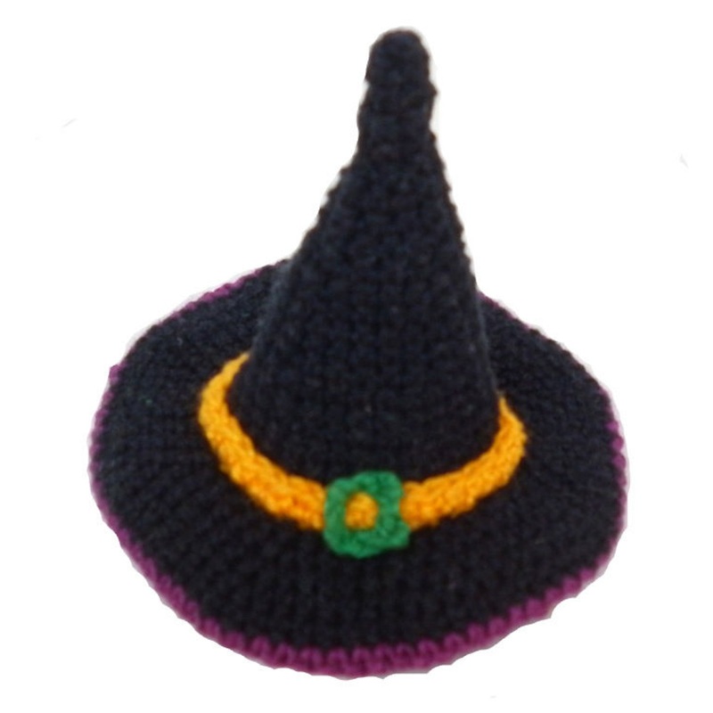 Rebeckah's Treasures: Crochet Barbie Witch Hat ~ Halloween Barbie Costume