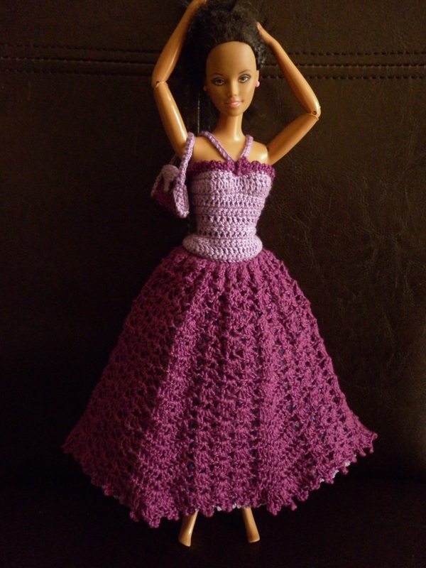 Crochet Barbie Dress