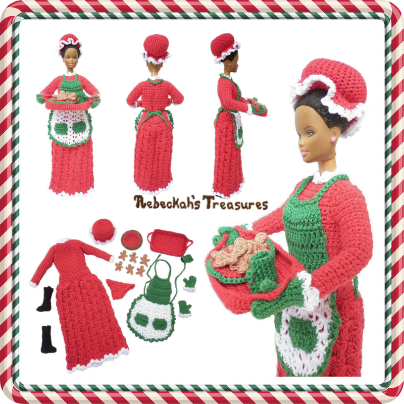 Christmas in July Specials ~ Mrs. Claus Crochet Pattern  $4.50 USD  (Normally: $6.00)