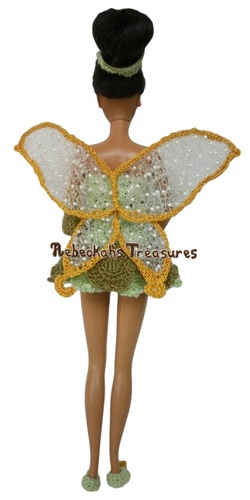 Fairy Fashion Doll Outfit Inspired by Tinkerbell