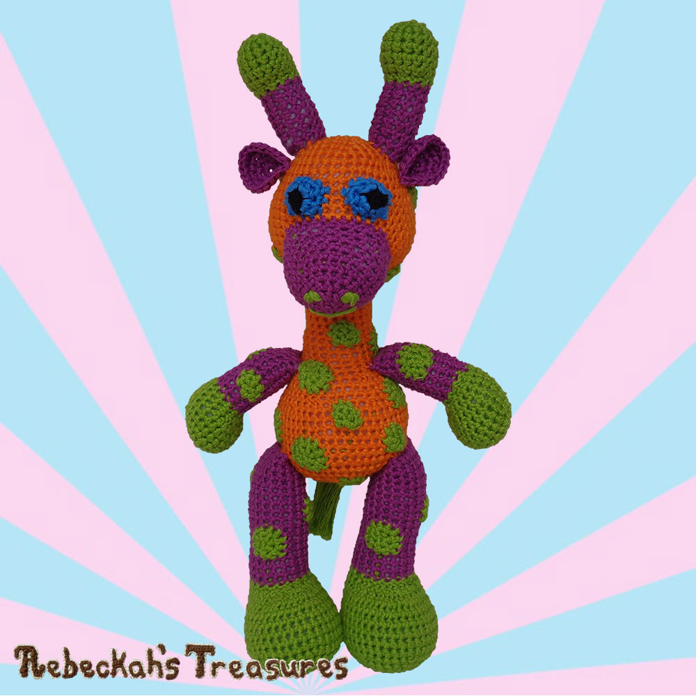 April the Giraffe Standing Pretty! | #Otis #Giraffe - #Amigurumi Crochet-A-Long by @beckastreasures | #OtisGiraffeCAL Part 3: LIMBS (arms, legs, tail) - Watch 3 #Video #Tutorials AND #Download the crochet pattern for this part of the #CAL in #English #Dansk #Nederlands #Deutsche #עִברִית #Español & #Svenska! | #crochet #pattern #April #YouTube