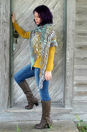 Calypso Shawl | Featured on @beckastreasures Tuesday Treasures #11 with @Cre8tionCrochet!