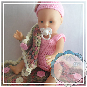 Baby Doll Little Spring Set - Crochet Pattern by @CCWJoanita | Featured at Creative Crochet Workshop - Sponsor Spotlight Round Up via @beckastreasures | #fallintochristmas2016 #crochetcontest #spotlight #crochet #roundup