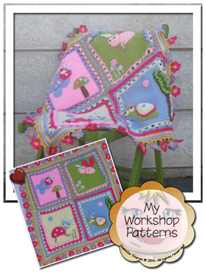 My Garden Bug Blanket | Friday Feature #7 via @beckastreasures with @COTCCrochet #crochet