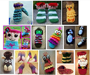 Snappy Slippers - Crochet Pattern by @SnappyTots Featured at Snappy Tots - Sponsor Spotlight Round Up via @beckastreasures | #fallintochristmas2016 #crochetcontest #spotlight #crochet #roundup