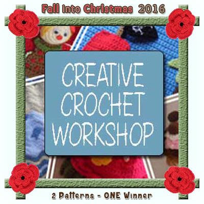 Creative Crochet Workshop is a prize sponsor in this year's Fall into Christmas #crochet #contest hosted by @beckastreasures with @CCWJoanita! | SUBMISSIONS close December 4th, 2016 | VOTING begins December 5th, 2016 | What are you waiting for? Submit your 3 favourite projects TODAY and #WIN!!! | Learn more here: https://goo.gl/zYdFsN #fallintochristmas2016