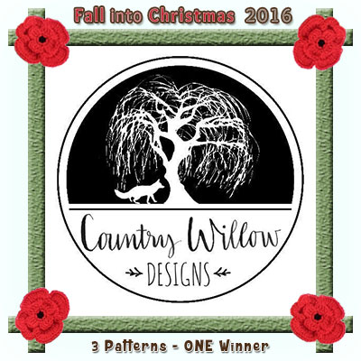 Country Willow Designs is a prize sponsor in this year's Fall into Christmas #crochet #contest hosted by @beckastreasures with @countrywillow12! | SUBMISSIONS close December 4th, 2016 | VOTING begins December 5th, 2016 | What are you waiting for? Submit your 3 favourite projects TODAY and #WIN!!! | Learn more here: https://goo.gl/zYdFsN #fallintochristmas2016