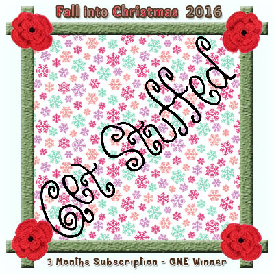 Get Stuffed Magazine is a prize sponsor in this year's Fall into Christmas #crochet #contest hosted by @beckastreasures with #getstuffedmag! | SUBMISSIONS close December 4th, 2016 | VOTING begins December 5th, 2016 | What are you waiting for? Submit your 3 favourite projects TODAY and #WIN!!! | Learn more here: https://goo.gl/zYdFsN #fallintochristmas2016