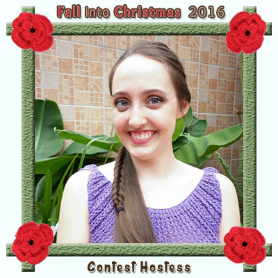Meet Rebeckah, your hostess for the Fall into Christmas #crochet #contest 2016 via @beckastreasures featuring 26 prize sponsors! | SUBMISSIONS close December 4th, 2016 | VOTING begins December 5th, 2016 | What are you waiting for? Submit your 3 favourite projects TODAY and #WIN!!! | Learn more here: https://goo.gl/zYdFsN #fallintochristmas2016