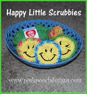 Happy Little Scrubbies | Featured on @beckastreasures Saturday Link Party 54 with @PoshPoochDesign!
