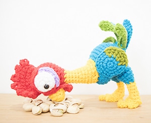 Amigurumi Heihei | 2017 Year of the Rooster Crochet Pattern Round Up by @beckastreasures with @sncxcreations