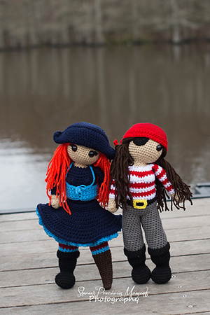 Pirate Penelope | Friday Feature #16 via @beckastreasures with @DefySocietyArts #crochet | See the latest designer features here: https://goo.gl/UIvoYx OR SIGN UP to get featured at Rebeckah's Treasures here: https://goo.gl/xjDP52 #crochet