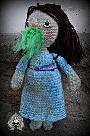 Regan from the Exorcist - Crochet Pattern by @greybriarhollow | Featured at Greybriar Hollow - Sponsor Spotlight Round Up via @beckastreasures | #fallintochristmas2016 #crochetcontest #spotlight #crochet #roundup