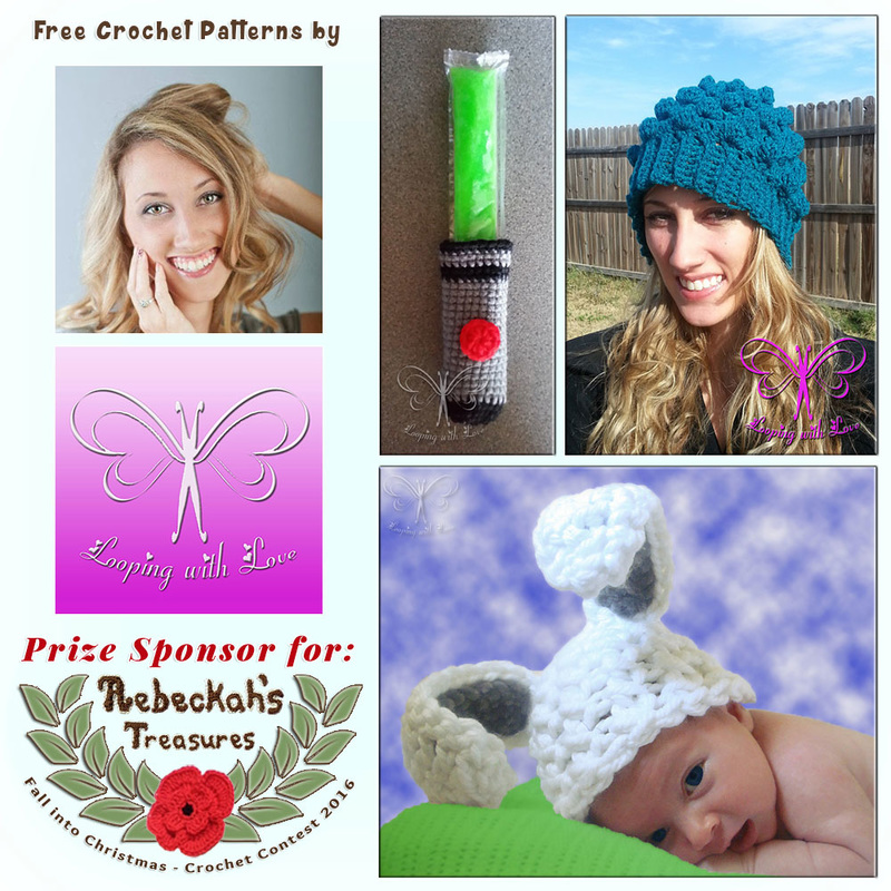 #Free Crochet Patterns by @LoopingWithLove to enjoy now! | Featured at Looping with Love - Sponsor Spotlight Round Up via @beckastreasures | #fallintochristmas2016 #crochetcontest #spotlight #crochet #roundup