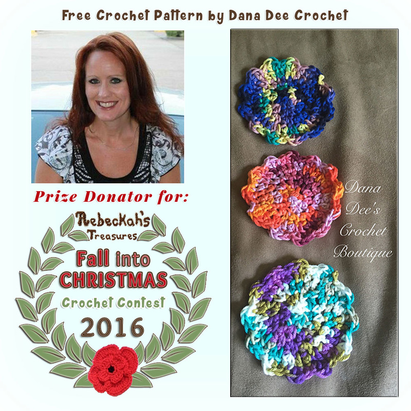 Face Washies - #Free Crochet Pattern by #DanaDeeCrochet to enjoy now! | Featured at Dana Dee Crochet - Sponsor Spotlight Round Up via @beckastreasures | #fallintochristmas2016 #crochetcontest #spotlight #crochet #roundup