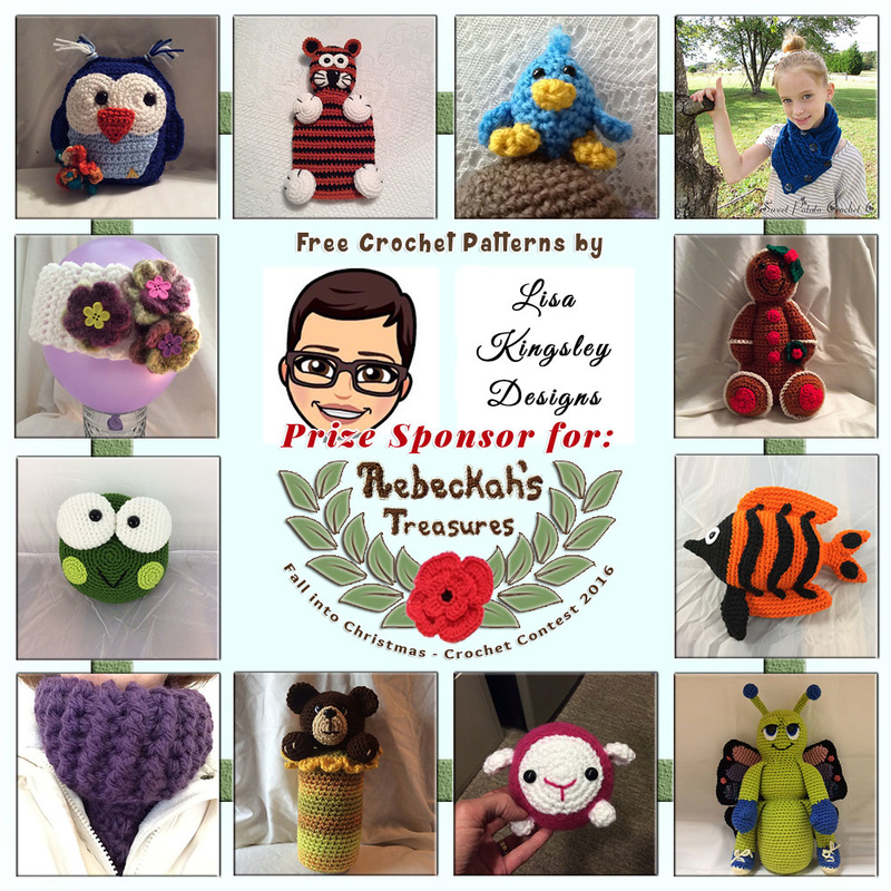 #Free Crochet Patterns by @lisakingsley4 to enjoy now! | Featured at Lisa Kingsley Designs - Sponsor Spotlight Round Up via @beckastreasures | #fallintochristmas2016 #crochetcontest #spotlight #crochet #roundup