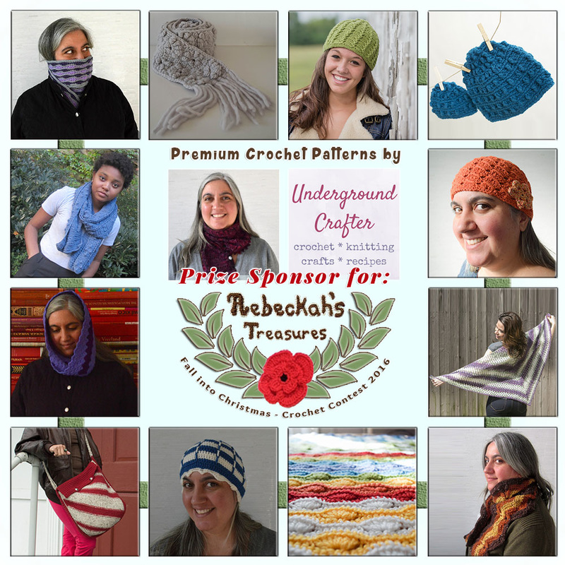 Premium Crochet Patterns by @ucrafter to BUY or #WIN! | Featured at Underground Crafter - Sponsor Spotlight Round Up via @beckastreasures | #fallintochristmas2016 #crochetcontest #spotlight #crochet #roundup