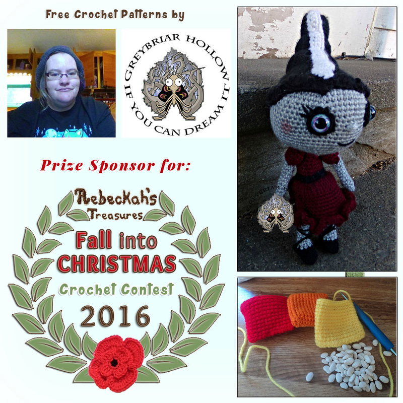 #Free Crochet Patterns by @greybriarhollow to enjoy now! | Featured at Greybriar Hollow - Sponsor Spotlight Round Up via @beckastreasures | #fallintochristmas2016 #crochetcontest #spotlight #crochet #roundup