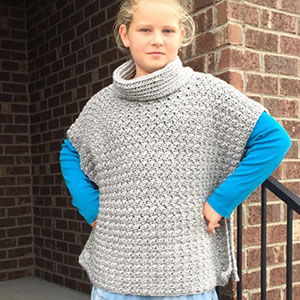 Fiona Poncho with Cowl | Friday Feature #12 via @beckastreasures with @LtMonkeyShop | See the latest designer features here: https://goo.gl/UIvoYx OR SIGN UP to get featured at Rebeckah's Treasures here: https://goo.gl/xjDP52 #crochet