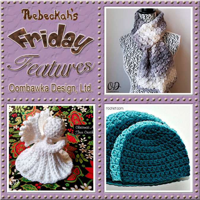 Meet Rhondda Mol of Oombawka Design, Ltd! | Friday Feature #10 via @beckastreasures with @OombawkaDesign | See 3 #crochet pattern features we all love and get to know her more! | See the latest designer features here: https://goo.gl/UIvoYx OR SIGN UP to get featured at Rebeckah's Treasures here: https://goo.gl/xjDP52