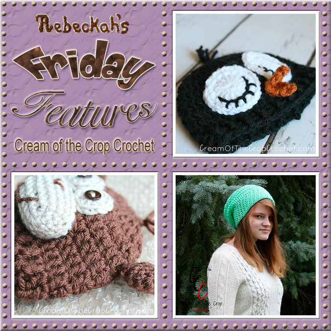 Meet Brie from Cream Of The Crop Crochet! | Friday Feature #15 via @beckastreasures with  @COTCCrochet | See 3 #crochet pattern features we all love and get to know her more! | See the latest designer features here: https://goo.gl/UIvoYx OR SIGN UP to get featured at Rebeckah's Treasures here: https://goo.gl/xjDP52
