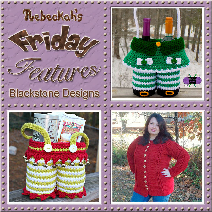 Sonya Blackstone - Blackstone Designs | Friday Feature #5 via @beckastreasures with @sobladesigns | Come see 3 pattern features + get to know a little about her! #crochet #designer