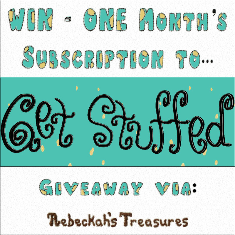 #Giveaway via @beckastreasures with #getstuffedmagazine - #WIN one month's subscription to Get Stuffed Magazine!!!