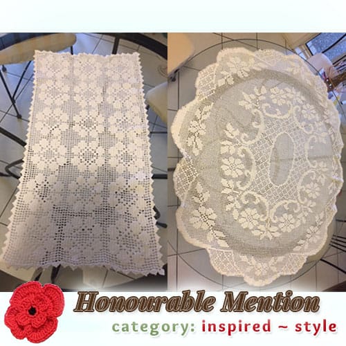 Happiness | STYLE Category - Honourable Mention (more than 100 votes) at @beckastreasures | Fall into Christmas Crochet Contest 2016 (October 30th - December 21st)