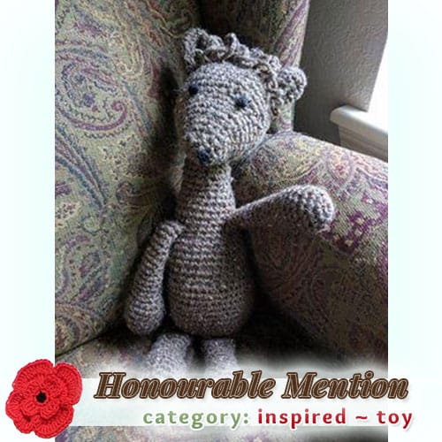 Seamus the Alpaca | TOY Category - Honourable Mention (more than 100 votes) at @beckastreasures | Fall into Christmas Crochet Contest 2016 (October 30th - December 21st)