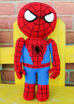 Arachnid Buddy - Kid Hero - Free Crochet Pattern by #MadebyMary | Featured at Made by Mary - Sponsor Spotlight Round Up via @beckastreasures | #fallintochristmas2016 #crochetcontest #spotlight #crochet #roundup