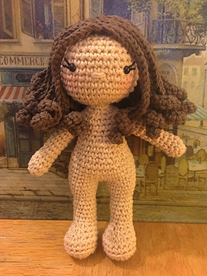 Eva Doll | Friday Feature #23 via @beckastreasures with #Neogurumi | See the latest designer features here: https://goo.gl/UIvoYx OR SIGN UP to get featured at Rebeckah's Treasures here: https://goo.gl/xjDP52 #crochet