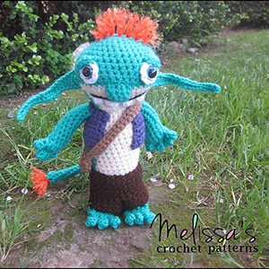 Bobgolin - Wallykazam - Crochet Pattern by @melissaspattrns | Featured at Melissa's Crochet Patterns - Sponsor Spotlight Round Up via @beckastreasures | #fallintochristmas2016 #crochetcontest #spotlight #crochet #roundup