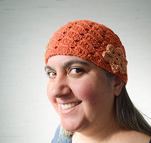 Long Double Crochet Hat with Flower - Crochet Pattern by @ucrafter | Featured at Underground Crafter - Sponsor Spotlight Round Up via @beckastreasures | #fallintochristmas2016 #crochetcontest #spotlight #crochet #roundup