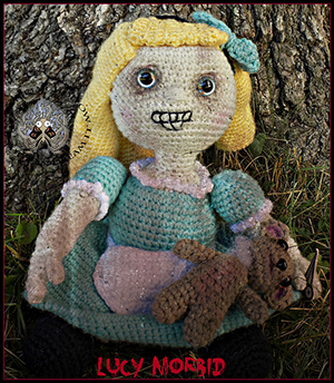 Lucy Morbid - Crochet Pattern by @greybriarhollow | Featured at Greybriar Hollow - Sponsor Spotlight Round Up via @beckastreasures | #fallintochristmas2016 #crochetcontest #spotlight #crochet #roundup