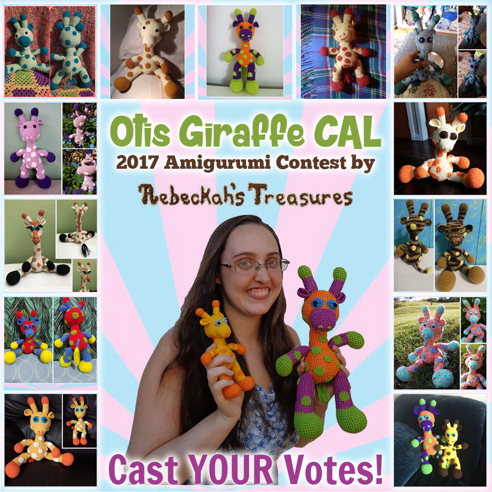 Cast YOUR #Votes for the best #giraffes in the 2017 #OtisGiraffeCAL #Contest via @beckastreasures | Public voting from June 12-26, 2017 here: https://goo.gl/bgz6wH | #FREE #CAL available in #English #Dansk #Nederlands #Deutsche #עִברִית #Español & #Svenska - See it here: https://goo.gl/9Fvu2Z | #otis #giraffe #amigurumi #crochet #pattern #contest #April #May #June #YouTube