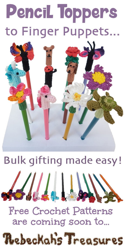 Dreaming of Pencil Toppers | Free crochet patterns coming to @beckastreasures July-August 2016!