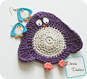 Penguin Appliques - Free Crochet Pattern by @divinedebrisweb | Featured at Divine Debris - Sponsor Spotlight Round Up via @beckastreasures | #fallintochristmas2016 #crochetcontest #spotlight #crochet #roundup