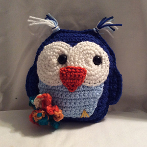 Hootie Hoot the Blue Owl - Free Crochet Pattern by @lisakingsley4 | Featured at Lisa Kingsley Designs - Sponsor Spotlight Round Up via @beckastreasures | #fallintochristmas2016 #crochetcontest #spotlight #crochet #roundup