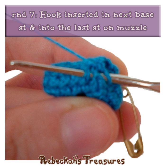 WIP Picture 27 | Pony Base rnd 7 via @beckastreasures | FREE Pencil Topper / Finger Puppet Crochet Pattern!