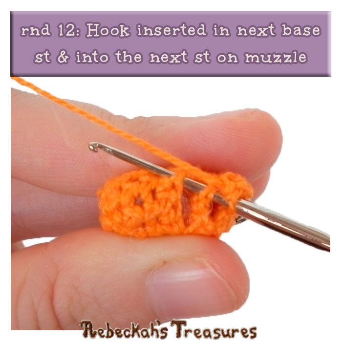 WIP Picture 24 | Unicorn Base rnd 12 via @beckastreasures | FREE Pencil Topper / Finger Puppet Crochet Pattern!