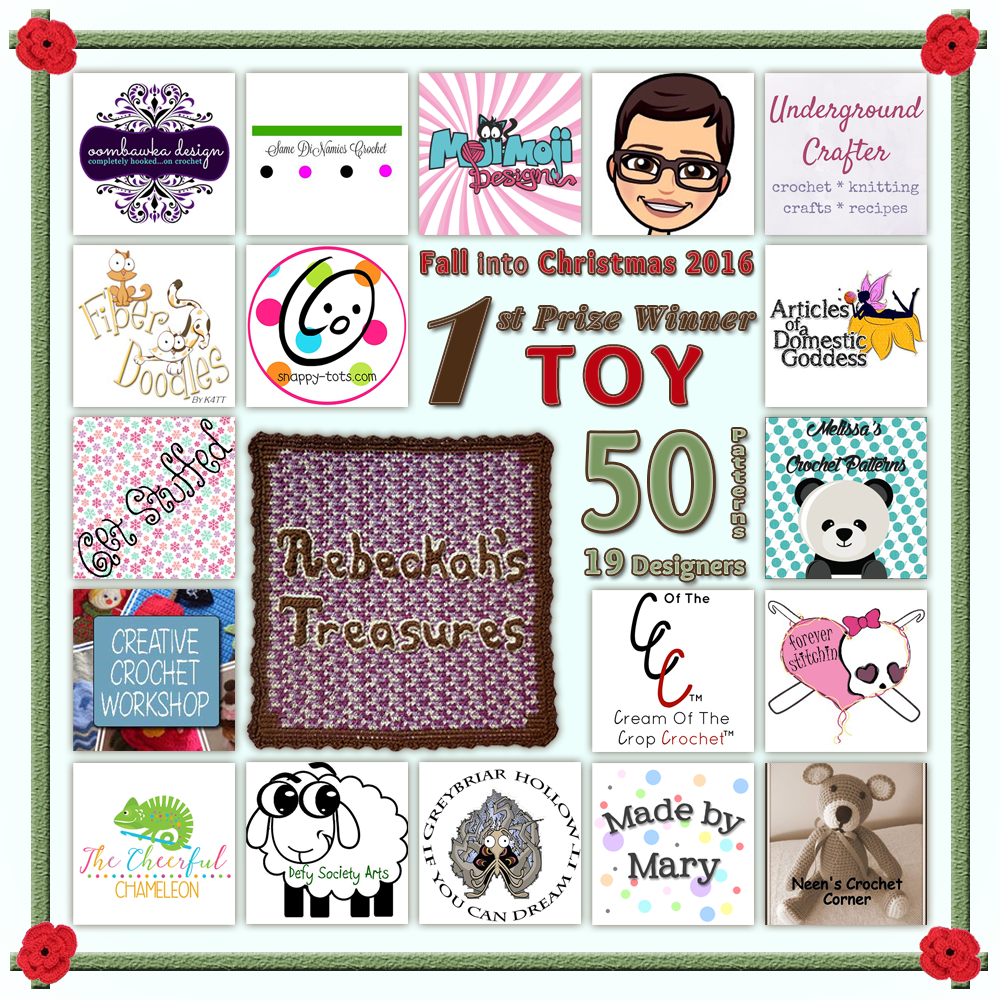 VOTE TOY in the Fall into Christmas 2016 crochet contest via @beckastreasures! | Help your favourites win these awesome prizes. | FIRST PRIZE: 3 month magazine subscription + 47 #free #crochet patterns! | Up to 5 votes daily! Vote here: https://goo.gl/89N8Jd #fallintochristmas2016