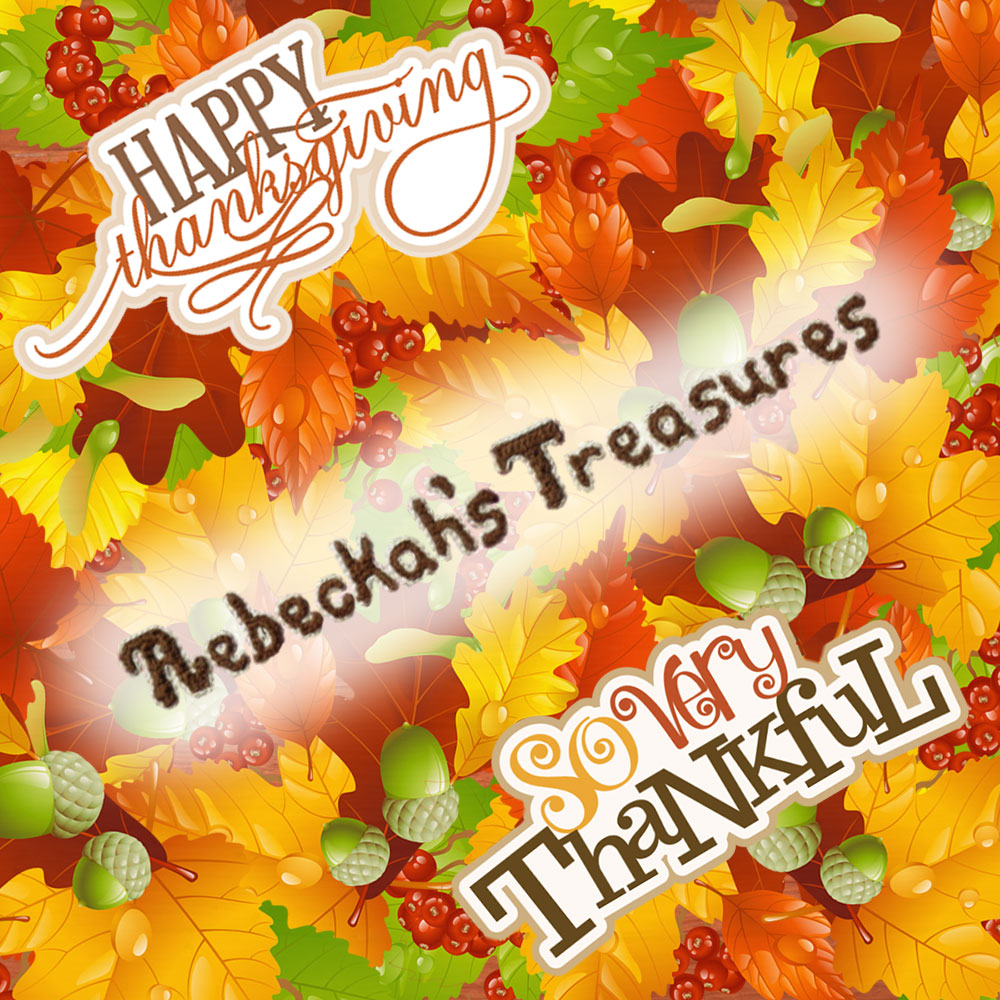 Rebeckah's Treasures wishes you a Happy Thanksgiving via @beckastreasures! I am so very thankful for your support this past few years. Thank you for being a part of my journey!