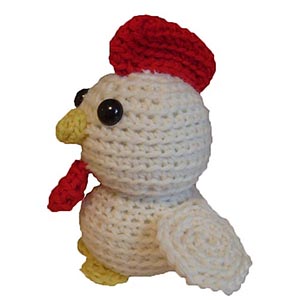 Rolph the Little Rooster | 2017 Year of the Rooster Crochet Pattern Round Up by @beckastreasures with @FreshStitches