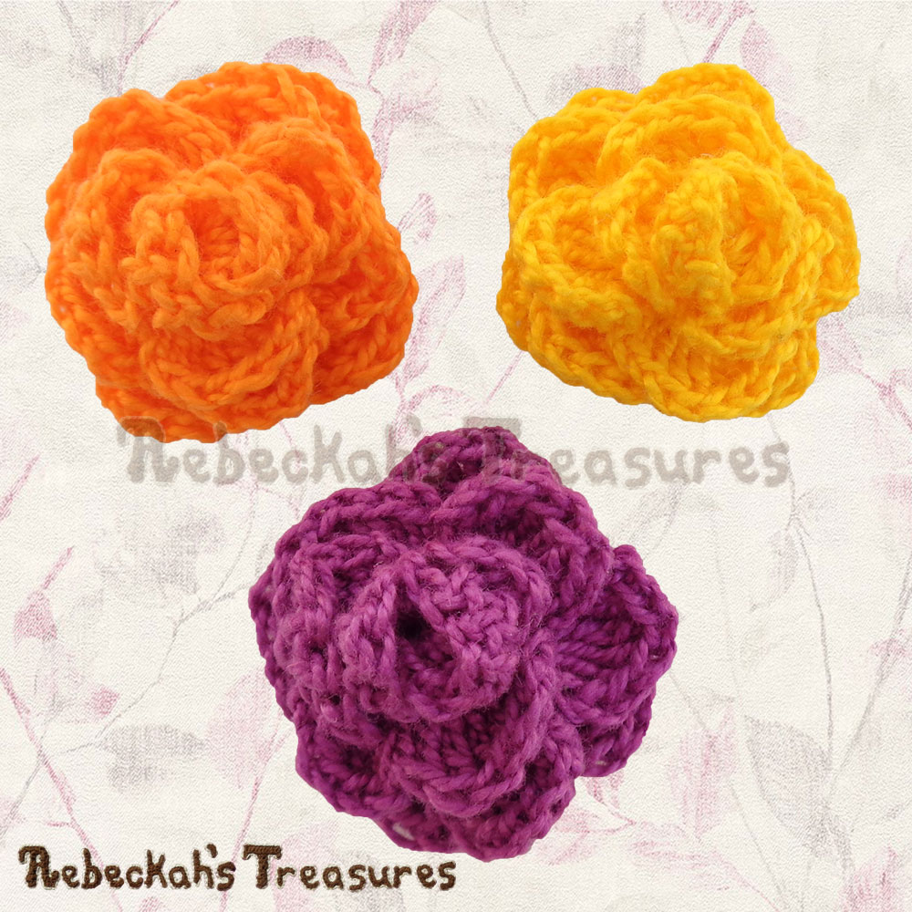 Ring Around the Rose | Premium Crochet Pattern by @beckastreasures with FREE video tutorial! | #rose #crochet #pattern #tutorial #rosebud