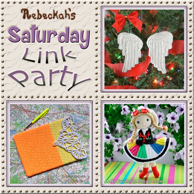 Increase your reach, make new friends and have some fun with Rebeckah's 56th Saturday Link Party via @beckastreasures | Featuring @SCCelinaLane @KatKatKatoen & Lalka Crochetka | Join the party any day from Saturday to Friday! Ends August 12th, 2016.