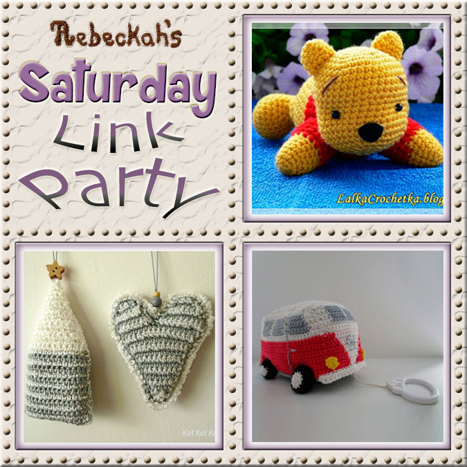 Saturday Link Party #62 via @beckastreasures with #lalkacrochetka #katkatkatoen & #vrolijkbyleen | Come see 3 awesome project features, and JOIN us for an all NEW link party today! | #linkparty #crochet #knit #crafts #recipes #dyi #howto #tutorials #patterns | *Party #62 ends Friday, November 18th, 2016. Join the latest parties here: https://goo.gl/uUHihU