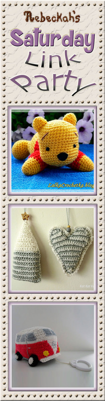 Saturday Link Party #62 via @beckastreasures with #lalkacrochetka #katkatkatoen & #vrolijkbyleen | Come see 3 awesome project features, and JOIN us for an all NEW link party today! | #linkparty #crochet #knit #crafts #recipes #dyi #howto #tutorials #patterns | *Party #62 ends Friday, November 18th, 2016. Join the latest parties here: https://goo.gl/uUHihU