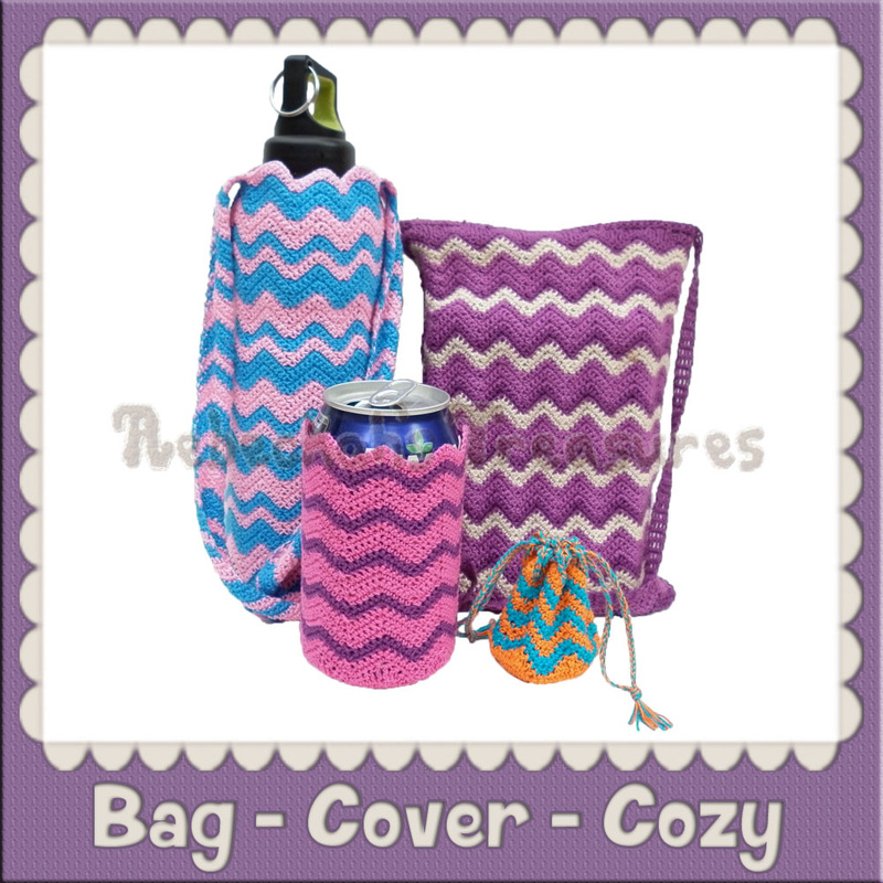Bag - Cover - Cozy | Free Crochet Patterns by @beckastreasures