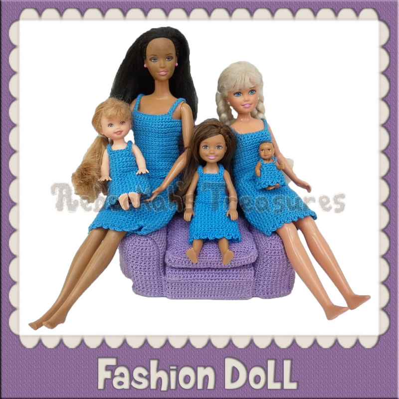 Free Fashion Doll Crochet Patterns by @beckastreasures